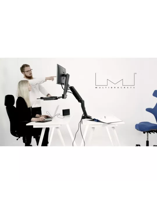 MULTIBRACKETS 4634 Multibrackets Flex Desk Workstation - 15 -27  screen VESA Max 100x100 MULTIBRACKETS MUL4634 | MusicGoodDeal