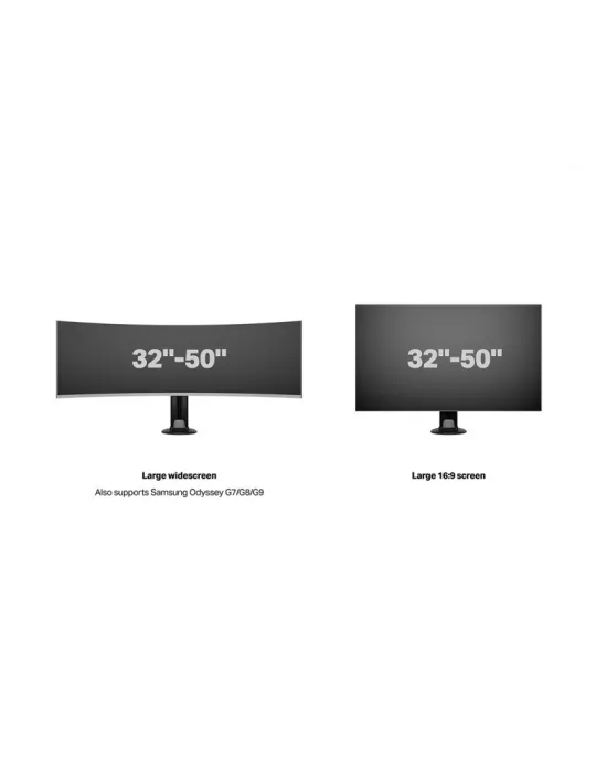 MULTIBRACKETS 8614 Rotating table stand Multibrackets Grommet Base HD - screen 32 -50  VESA Max 100x100 MULTIBRACKETS MUL8614