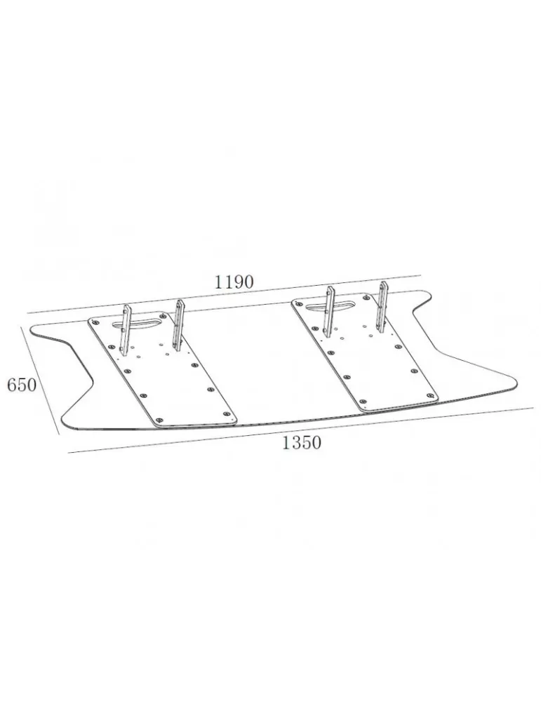 MULTIBRACKETS 2579 Soporte sol a fixer Multibrackets Public Display Stand 180 Dual Pillar Floorbase Negro - écran 70 -110  VES