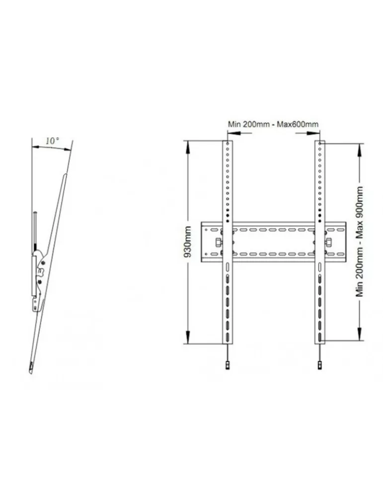 MULTIRACKETS 0926 Soporte mural inclinable Multibrackets Universal TiltWallmountSDM 1200x900 MULTIBRACKETS MUL0926 | MusicGood