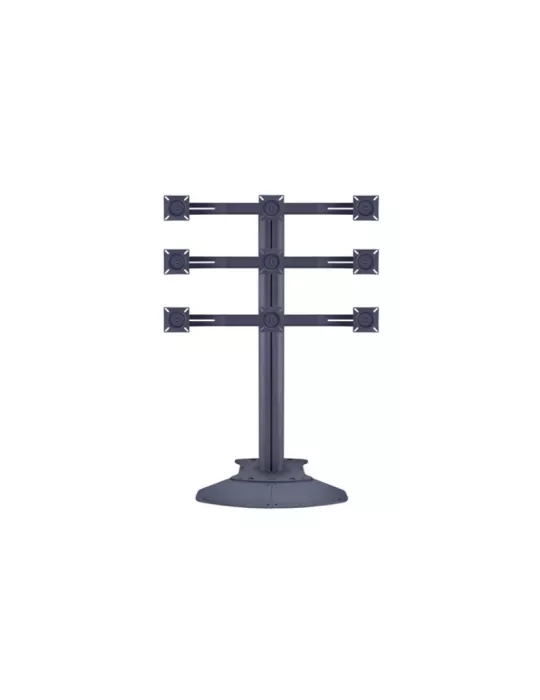 MULTIBRACKETS 6351 Support écran Multibrackets Public Display Stand Triple Screen Mount Silver - 3 screens 10 -24  VESA Max 10
