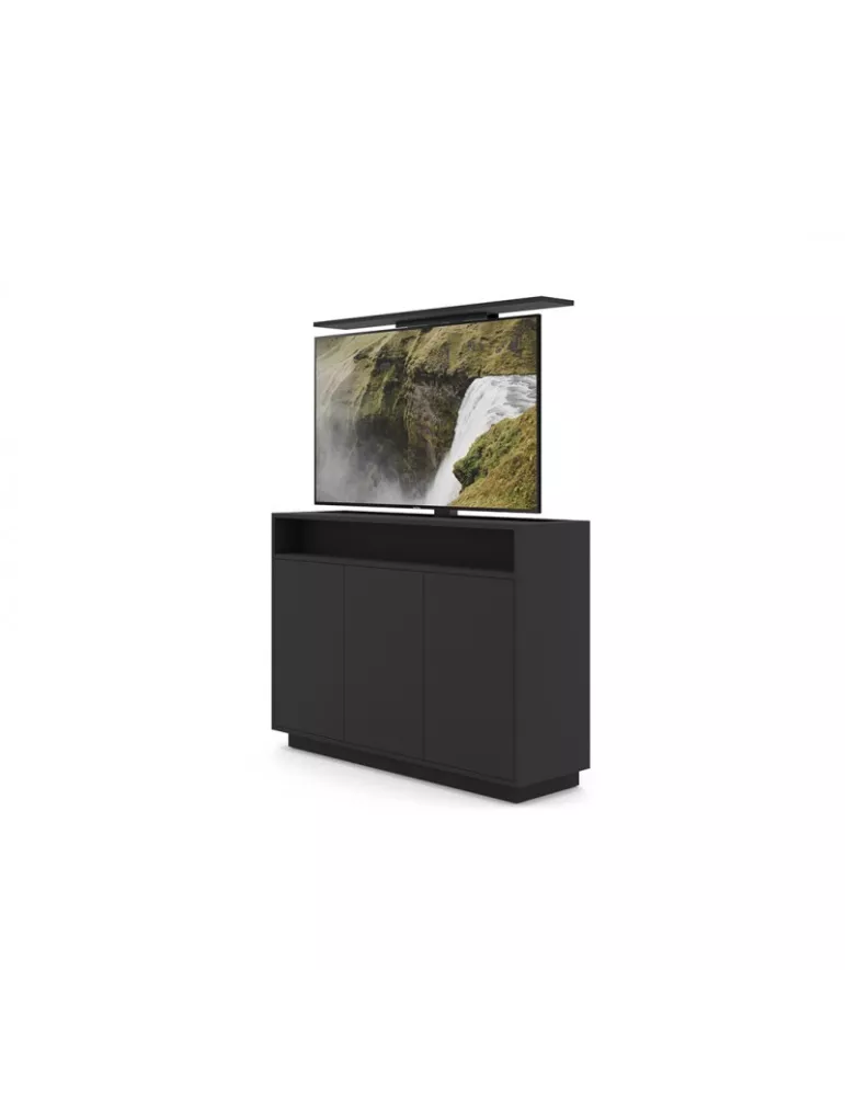 MULTIBRACKETS 4707 Flachbildschirm-Lifter Multibrackets Cabinet TV-Lift - 55 -Bildschirm VESA 600x400 - Schwarz MULTIBRACKETS