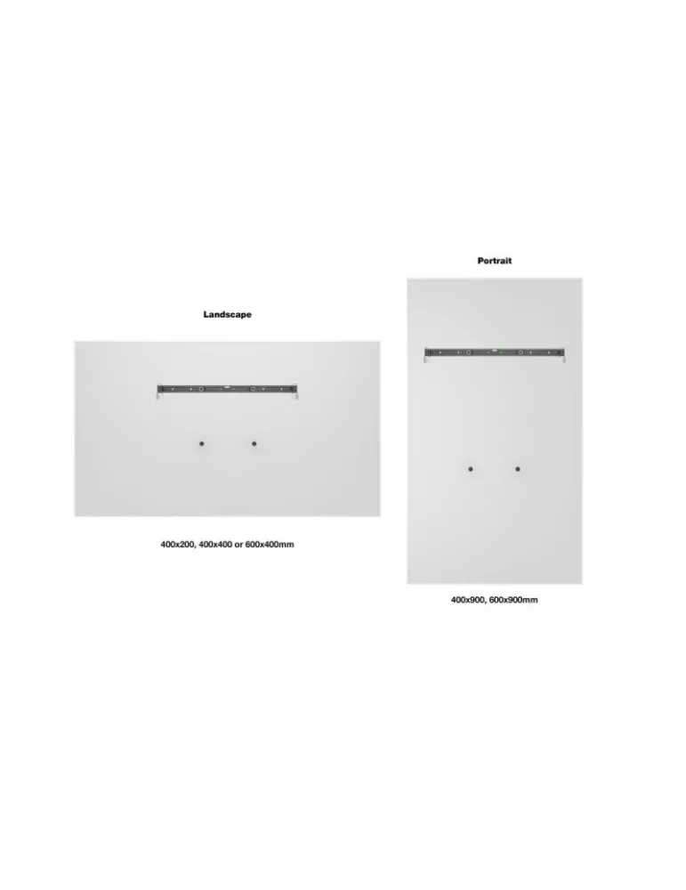 MULTIBRACKETS 4166 Sichere, feste Wandhalterung für Bildschirme Hochformat  40-75  oder Querformat  32-65 . MULTIBRACKETS MUL4