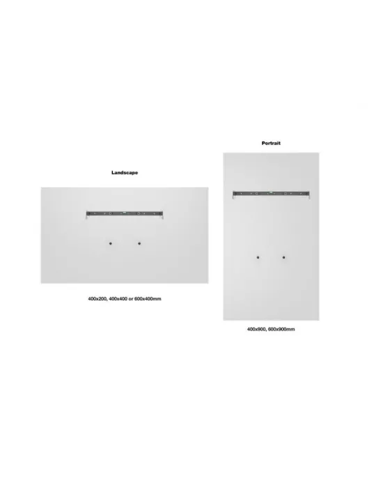 MULTIBRACKETS 4166 Sichere, feste Wandhalterung für Bildschirme Hochformat  40-75  oder Querformat  32-65 . MULTIBRACKETS MUL4