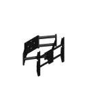 EDBAK RPWS1 Support extensible   VESA 600x400 Distance 15-80cm max 120 kg