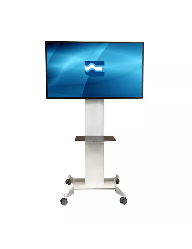 EUROMET 16400 Soporte de suelo móvil Blanco SLIDE Pantalla Vesa Max 600x400 EUROMET EUR16400 | MusicGoodDeal