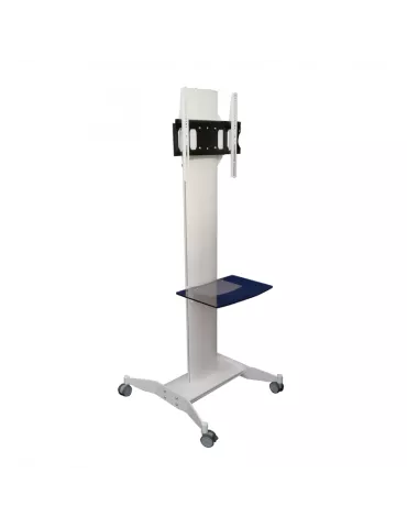 EUROMET 16400 Support sol mobile Blanc  SLIDE  Ecran Vesa Max 600x400 2