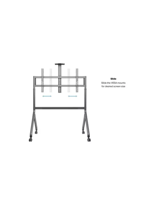 MULTIBRACKETS 6770 Soporte sol móvil Multibrackets Colaboración Soporte de suelo - pantalla 65 -100  VESA Máx 1200x600 MULTIBR