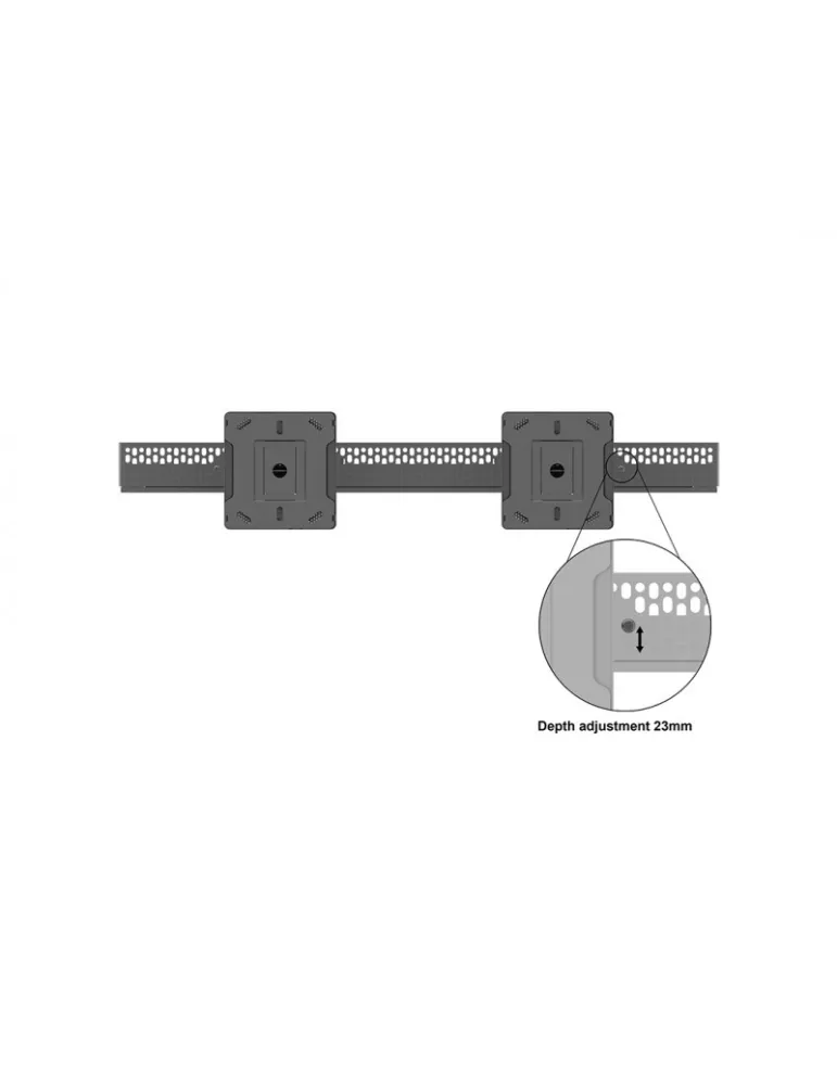 MULTIBRACKETS 5827 Deckenhalterung mit Gehäuse Multibrackets Enclosure 75  Ceiling Medium Schwarz - 75 -Bildschirm VESA Max 60