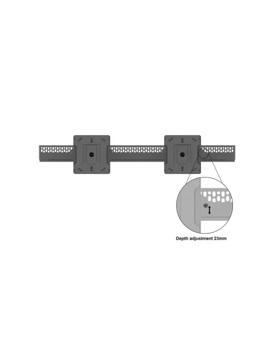 MULTIBRACKETS 5827 Deckenhalterung mit Gehäuse Multibrackets Enclosure 75  Ceiling Medium Schwarz - 75 -Bildschirm VESA Max 60