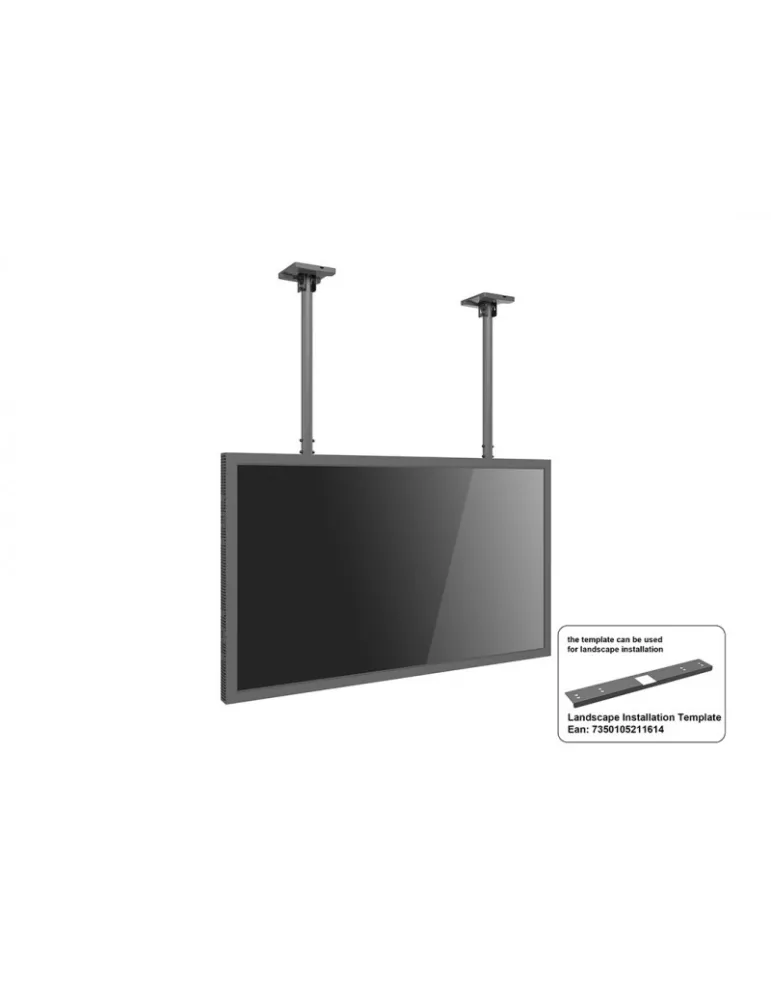 MULTIBRACKETS 5827 Soporte de techo con Multibrackets Caja 75  Techo Medio Negro - Pantalla 75  VESA Max 600x400 MULTIBRACKETS