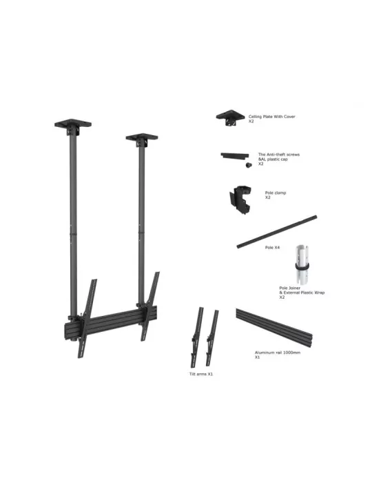 MULTIBRACKETS 5785 Soporte de techo Multibrackets MBC1USD 900 Ceiling Mount Pro - pantalla 40 -100  VESA Max 900x600 MULTIBRAC