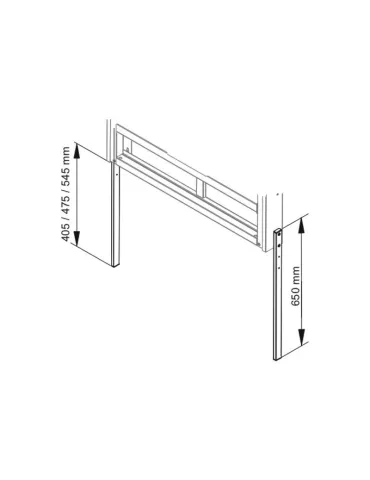 MULTIBRACKETS 2968 Barres d'extension reglable Multibrackets Leg Extensions Motorized Mount HD 2
