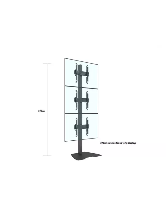 MULTIBRACKETS 4110 Soporte sol ajustable Multibrackets MBFSC1U 270 Columna de pie Pro REF  MULTIBRACKETS MUL4110 | MusicGoodDe
