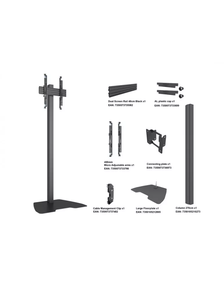MULTIBRACKETS 4110 Support sol ajustable Multibrackets MBFSC1U 270 Floorstand Column Pro REF: