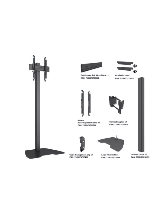 MULTIBRACKETS 4110 Support sol ajustable Multibrackets MBFSC1U 270 Floorstand Column Pro REF  MULTIBRACKETS MUL4110 | MusicGoo