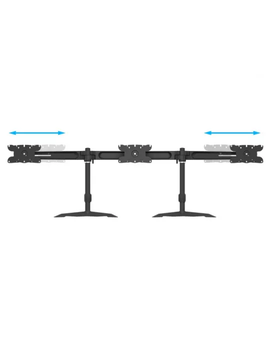 MULTIBRACKETS 1312 Multibrackets VESA Desktopmount Triple Stand - 24  - 32  screen Vesa Max 200x100 MULTIBRACKETS MUL1312 | Mu