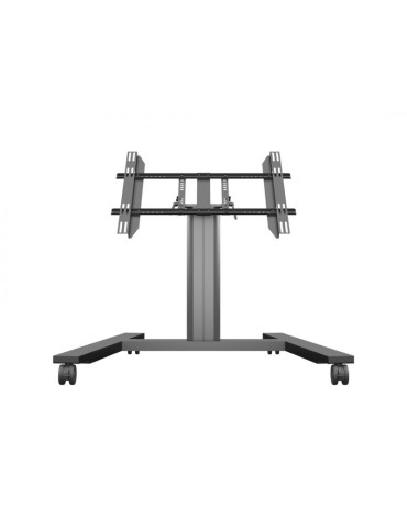 MULTIBRACKETS 6812 Support mobile inclinable Multibrackets Public Display Stand 80 HD Wheelbase Single Black - écran 32"-55" VE 2