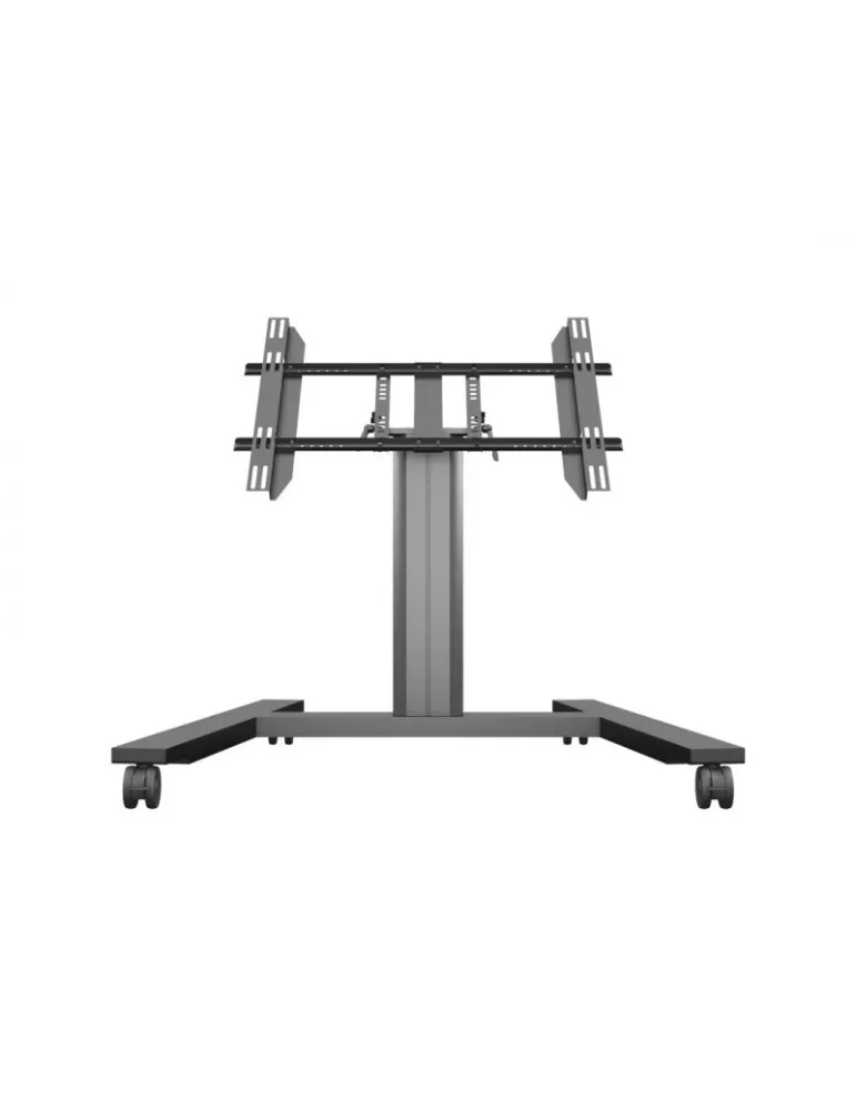 MULTIBRACKETS 6812 Soporte móvil inclinable Multibrackets Public Display Stand 80 HD Wheelbase Single Negro - écran 32 -55  VE