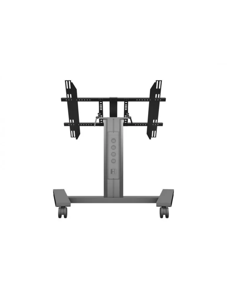 MULTIBRACKETS 6812 Soporte móvil inclinable Multibrackets Public Display Stand 80 HD Wheelbase Single Negro - écran 32 -55  VE