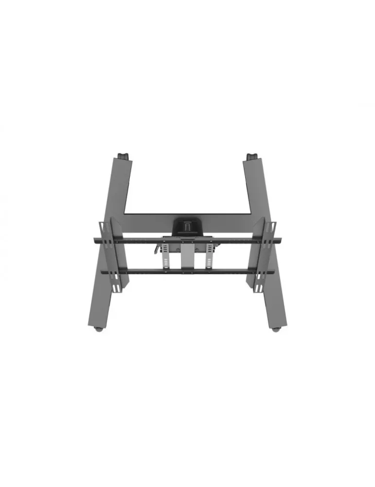 MULTIBRACKETS 6812 Support mobile inclinable Multibrackets Public Display Stand 80 HD Wheelbase Single Black - écran 32"-55" VE