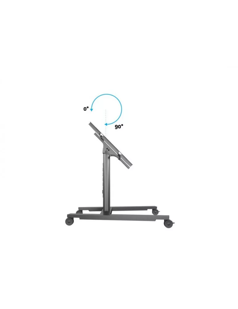 MULTIBRACKETS 6812 Soporte móvil inclinable Multibrackets Public Display Stand 80 HD Wheelbase Single Negro - écran 32 -55  VE
