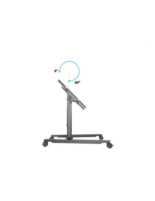 MULTIBRACKETS 6812 Soporte móvil inclinable Multibrackets Public Display Stand 80 HD Wheelbase Single Negro - écran 32 -55  VE