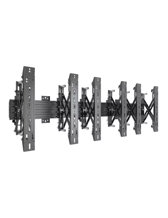 MULTIBRACKETS 5037 Multibrackets Wallmount Pro MBW3x1UP Push In Pop Out Negro - 3 pantallas 32 -55  VESA Max 400x400 MULTIBRAC
