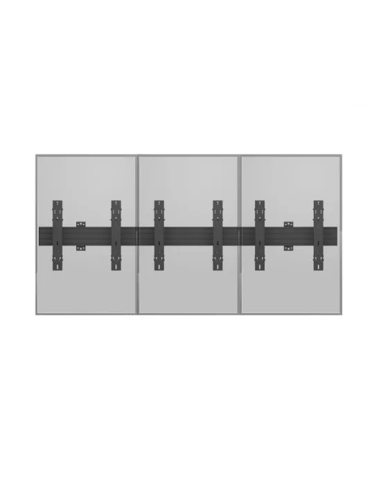 MULTIBRACKETS 5037 Multibrackets Wallmount Pro MBW3x1UP Push In Pop Out Negro - 3 pantallas 32 -55  VESA Max 400x400 MULTIBRAC