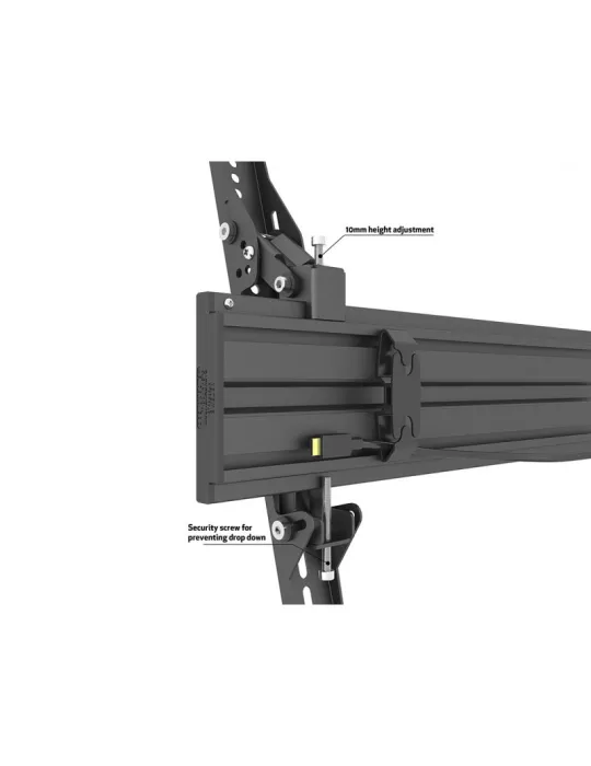 MULTIBRACKETS 8960 Support sol Multibrackets Dual Pole Floorbase Pro - écran 65"-90" VESA Max 400x600