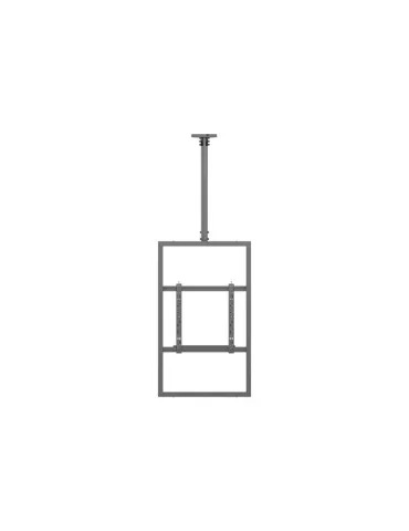 MULTIBRACKETS 3939 Caisson double avec support plafond Multibrackets Enclosure 50  Ceilingmount Medium B2B Black - VESA Max 60