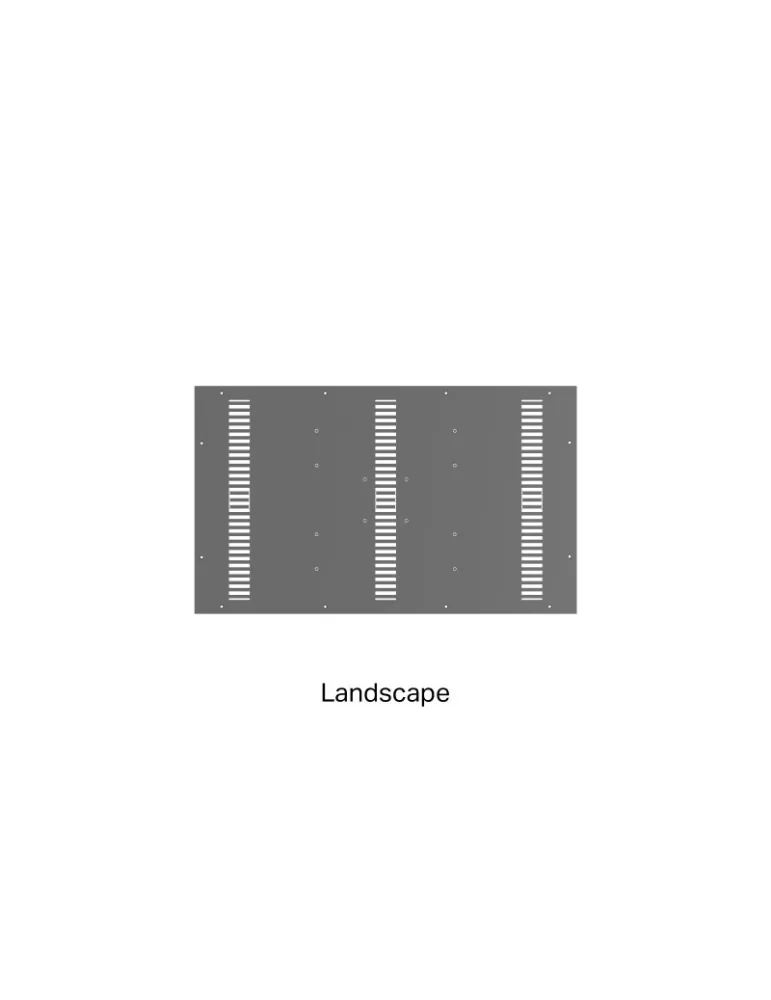 MULTIBRACKETS 9375 Plaque Arrière Caisson 46"  M Pro Series