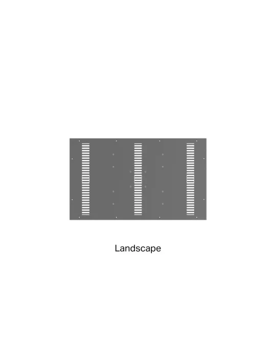 MULTIBRACKETS 9375 Plaque Arrière Caisson 46"  M Pro Series