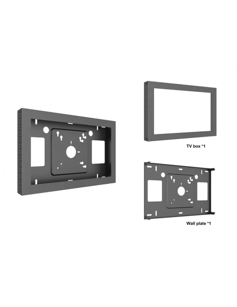 MULTIBRACKETS 8519 Cadre mural sécurisé Multibrackets PRO Series Enclosure Moniteur 13'' REF: