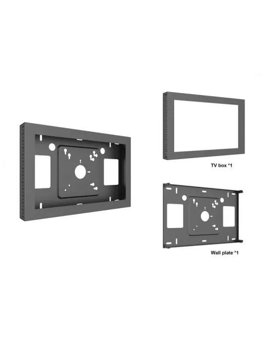MULTIBRACKETS 8519 Cadre mural sécurisé Multibrackets PRO Series Enclosure Moniteur 13'' REF: