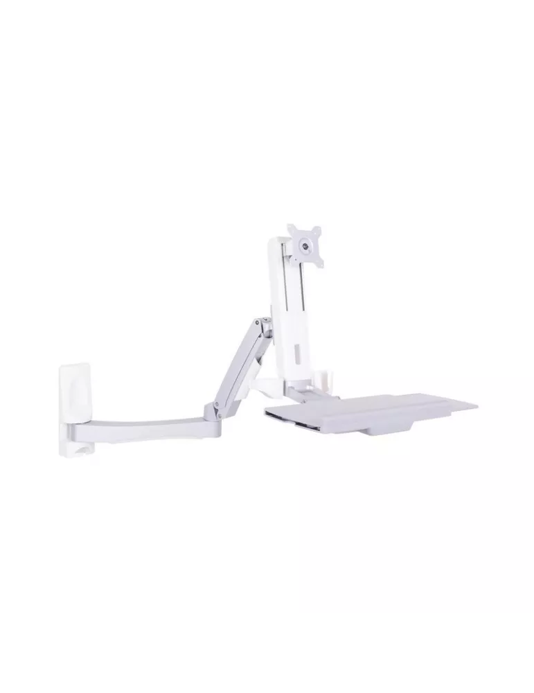 MULTIBRACKETS 4368 Multibrackets Workstation Arm Single Extended wall mount - 15 - 27  screen VESA Max 100x100 MULTIBRACKETS M