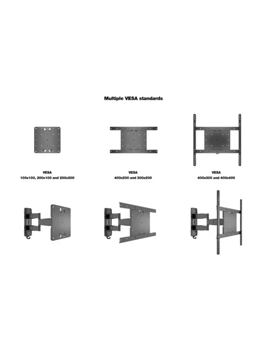 MULTIBRACKETS 4234 Tilting and rotating wall mount Multibrackets Flexarm Tilt   Turn III - 32 - 50  screen VESA Max 400x400 MU