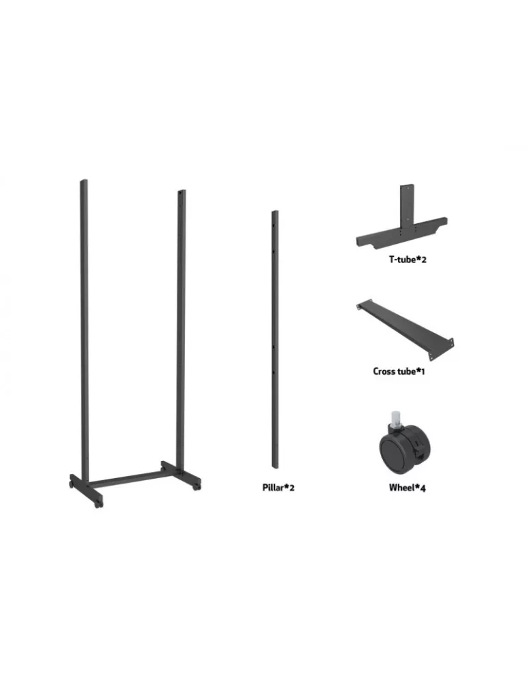 MULTIBRACKETS 7475 Embase à roulettes Multibrackets Wheelbase OM55N-D MULTIBRACKETS MUL7475 | MusicGoodDeal