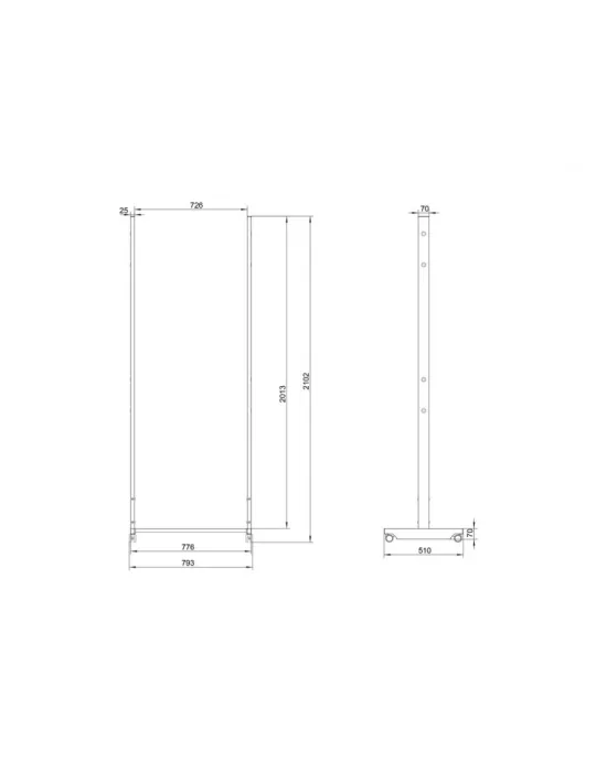 MULTIBRACKETS 7475 Rollensockel Multibrackets Wheelbase OM55N-D MULTIBRACKETS MUL7475 | MusicGoodDeal