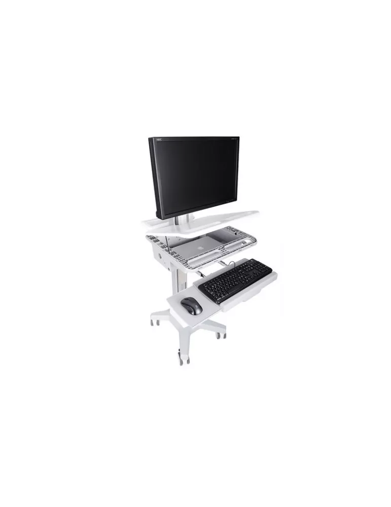 MULTIBRACKETS 0773 Cart including screen support Multibrackets Universal Workstation Cart DT - screens up to 27  VESA Max 100x