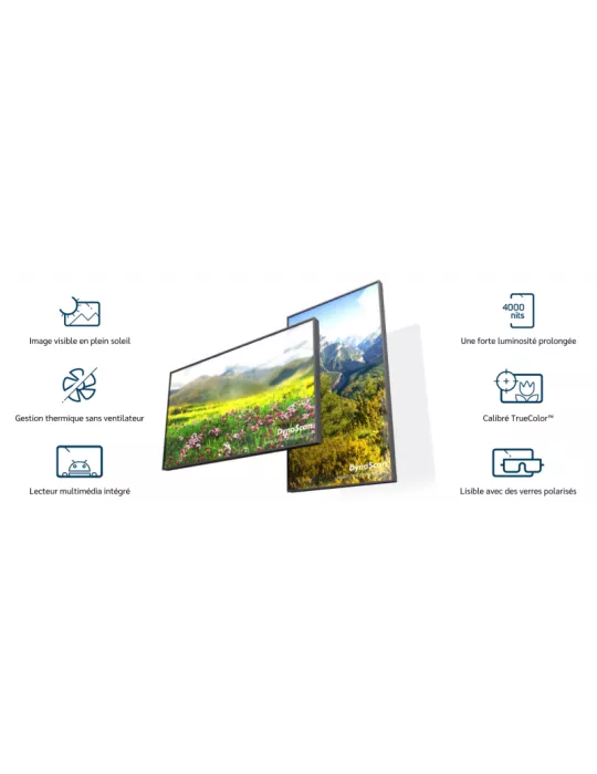 DYNASCAN DS552LT52 Vitrinen-Display mit hoher Helligkeit DS552LT5- 55  Full HD 4000cd m2 2 DYNASCAN DYNDS552LT52 | MusicGoodDe