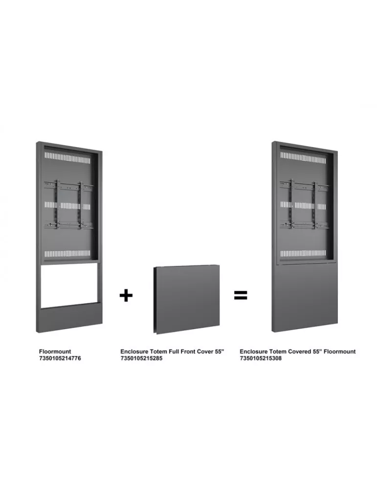 MULTIBRACKETS 5285 Plaque pleine inferieur pour caisson Multibrackets Enclosure Totem Full Front Cover - écran 55"
