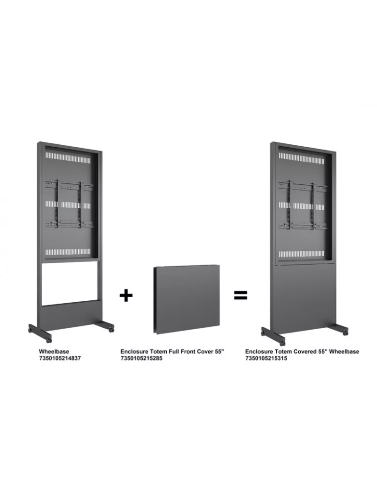 MULTIBRACKETS 5285 Untere Vollplatte für Multibrackets Enclosure Totem Full Front Cover - 55 -Bildschirm MULTIBRACKETS MUL5285