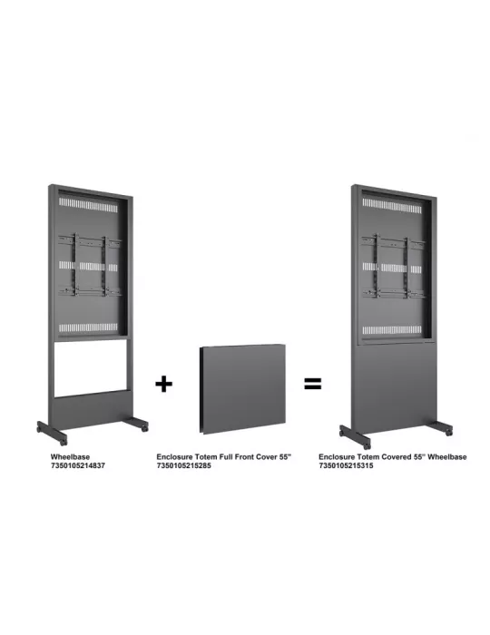 MULTIBRACKETS 5285 Untere Vollplatte für Multibrackets Enclosure Totem Full Front Cover - 55 -Bildschirm MULTIBRACKETS MUL5285