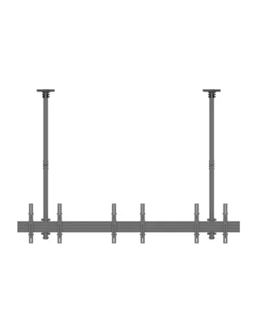 MULTIBRACKETS 3477 Soporte de techo Multibrackets MBC3X1U Soporte de techo Pro - 3 pantallas 40 -65  VESA Máx 600x400 MULTIBRA 2