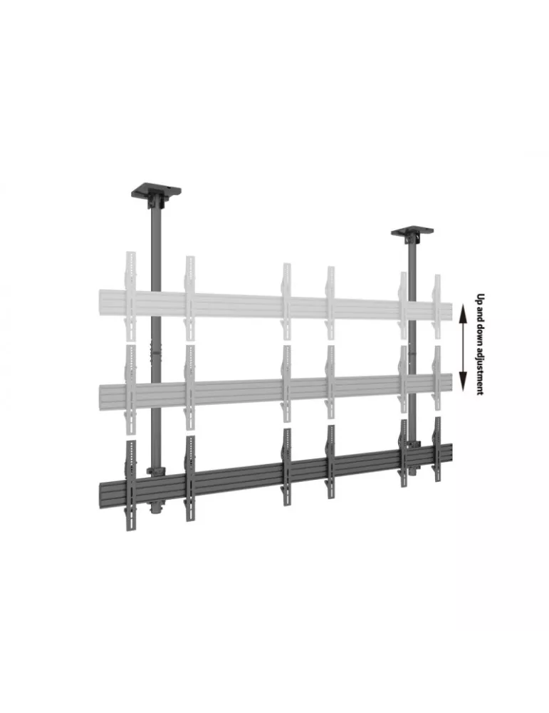 MULTIBRACKETS 3477 Soporte de techo Multibrackets MBC3X1U Soporte de techo Pro - 3 pantallas 40 -65  VESA Máx 600x400 MULTIBRA