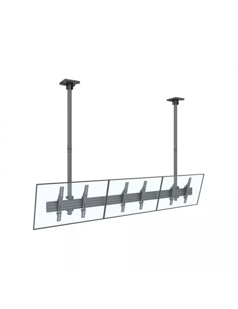 MULTIBRACKETS 3477 Soporte de techo Multibrackets MBC3X1U Soporte de techo Pro - 3 pantallas 40 -65  VESA Máx 600x400 MULTIBRA