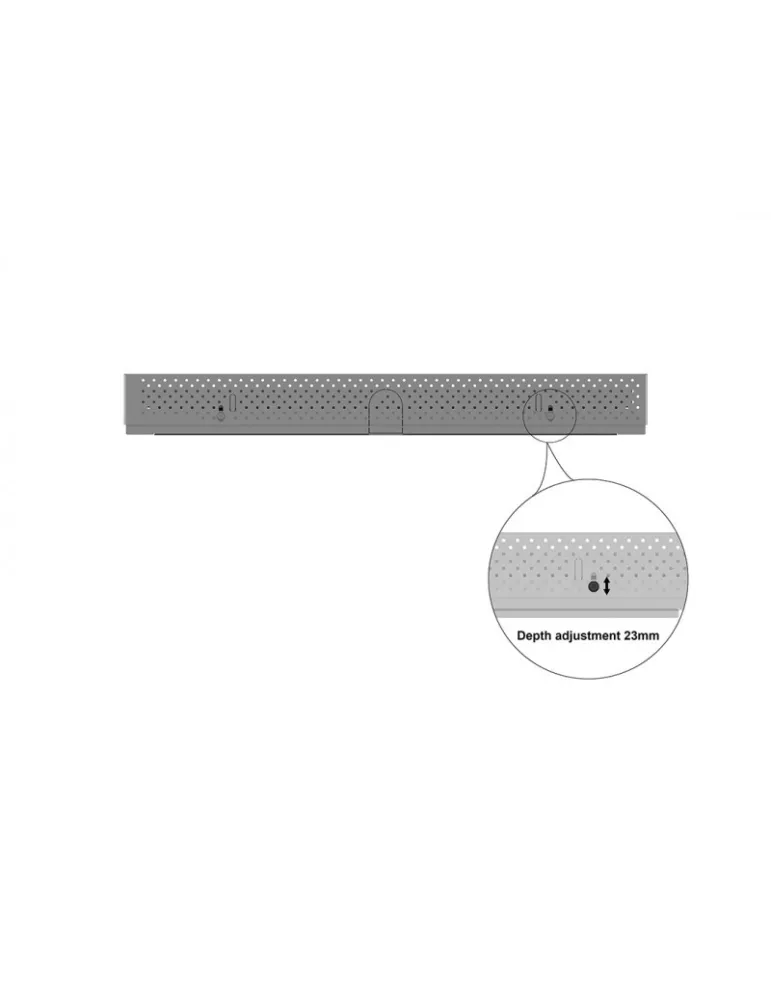 MULTIBRACKETS 1188 Wandrahmen Multibrackets Enclosure 55   Wall Medium Black - REF  MULTIBRACKETS MUL1188 | MusicGoodDeal