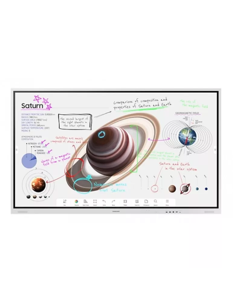 SAMSUNG LH85WMBWLGCX 85  interactive monitor WM85B FLIP4 SAMSUNG SAMLH85WMBWLGCX | MusicGoodDeal