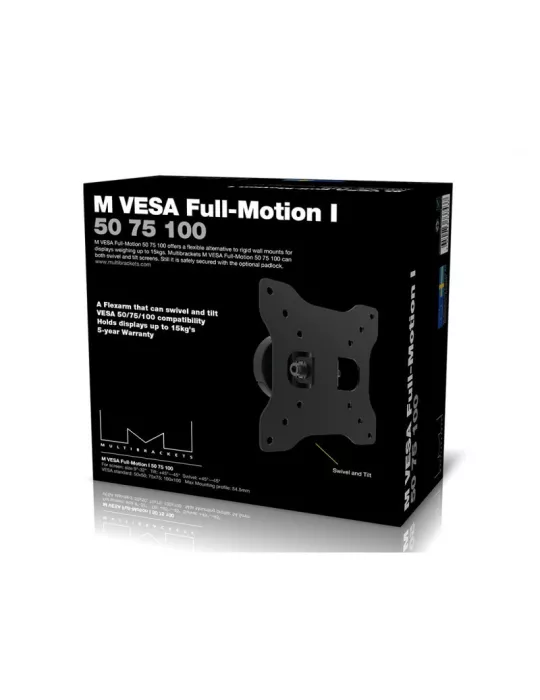 MULTIBRACKETS 7437 Support mural articulé noir Multibrackets Full Motion I 50-75-100 pour ecran LCD 9"- 32" - Poids 15kg Vesa M